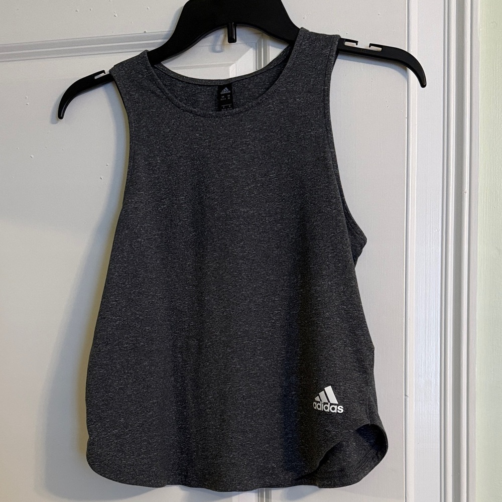 Adidas Women's Charcoal Muscle Tee